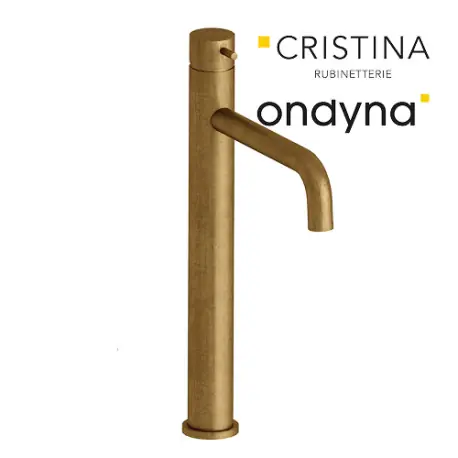 Mitigeur lavabo triverde haut vieux bronze mat - CRISTINA ONDYNA TV22293