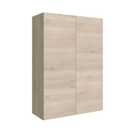 Module De Salle De Bain Infinity 60X84 2 Portes Chêne Naturel - SALGAR 112580