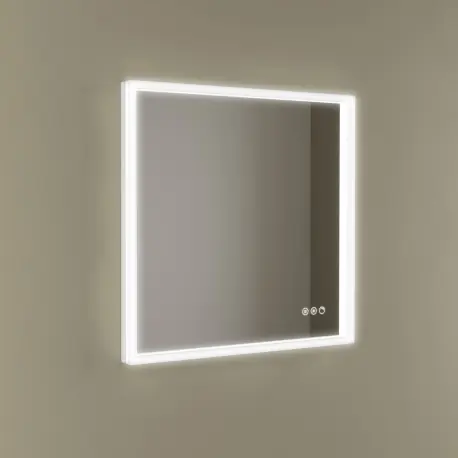Miroir Kori Line 600 Avec Éclairage Led Avec Capteur Ip44 600 X 600 Mm - SALGAR 113755