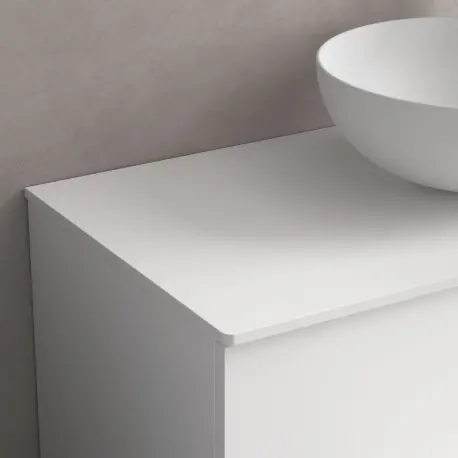 Plan De Toilette Sans Usinage Solid Surface 1400 X 12 X 460 Mm - SALGAR 113973