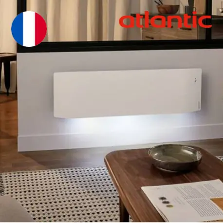Radiateur électrique Atlantic DIVALI NEO Plinthe 1500W Blanc carat - 507675