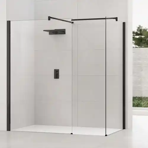 Ensemble parois de douche combi double