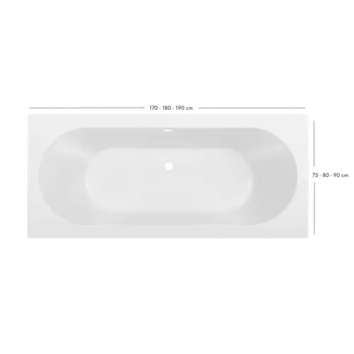 Baignoire Urbo de 170 à 190 cm