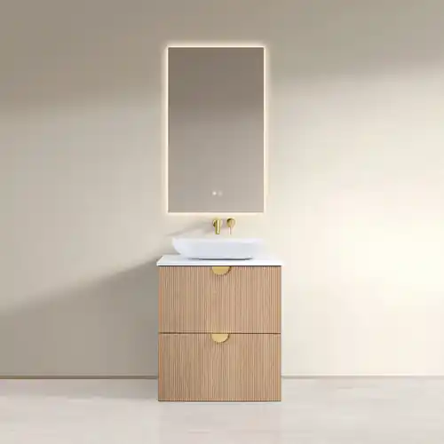 Meuble Feety Cannelé 70 vasque à poser