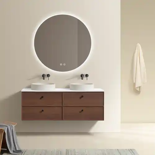 Meuble Borda Noyer vasque à poser