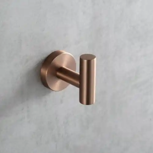 Patère bronze brossé