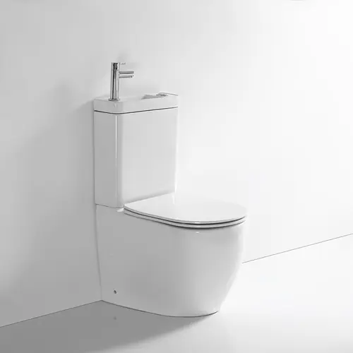 Pack wc à poser avec lave main intégré Uniqo