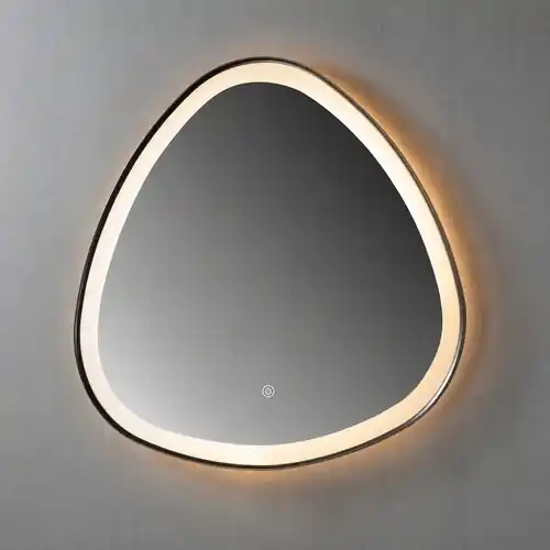 Miroir Alvéa 80 cm noir