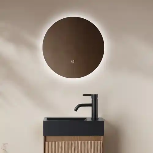 Miroir rond Led Moon 40 cm