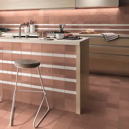 Carrelage Zellige carré mat Contemporary