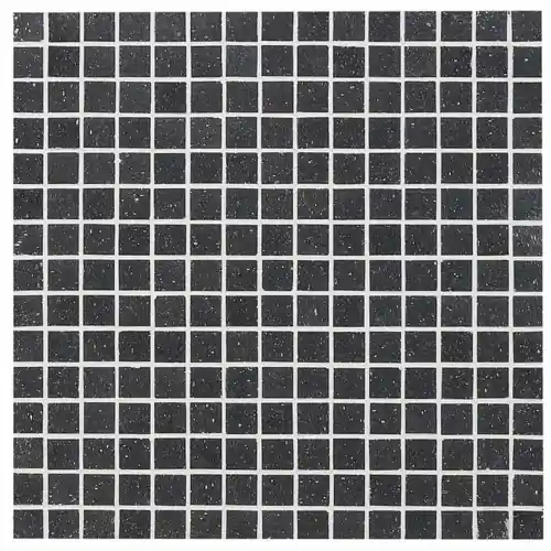 Mosaïque unie Noir