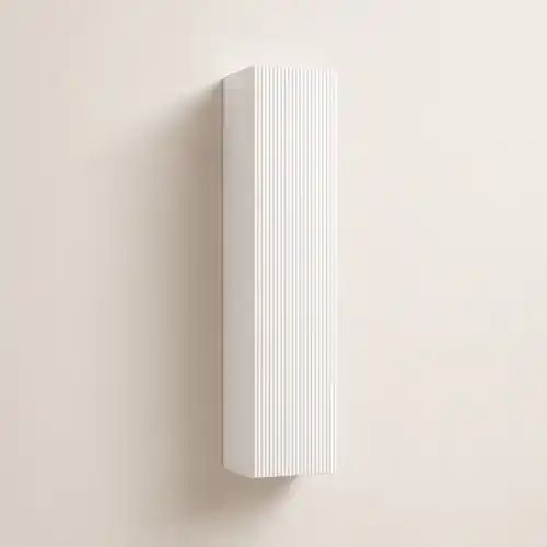 Armoire de rangement Stripes blanc mat