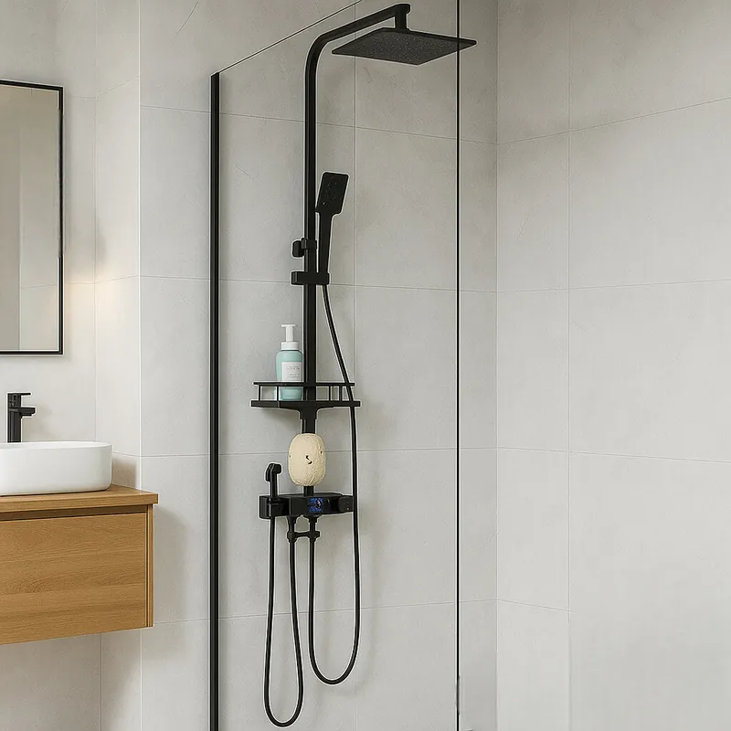 Robinet douche thermostatique 4 sorties