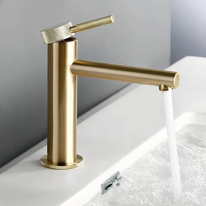 Robinet lavabo poignée design