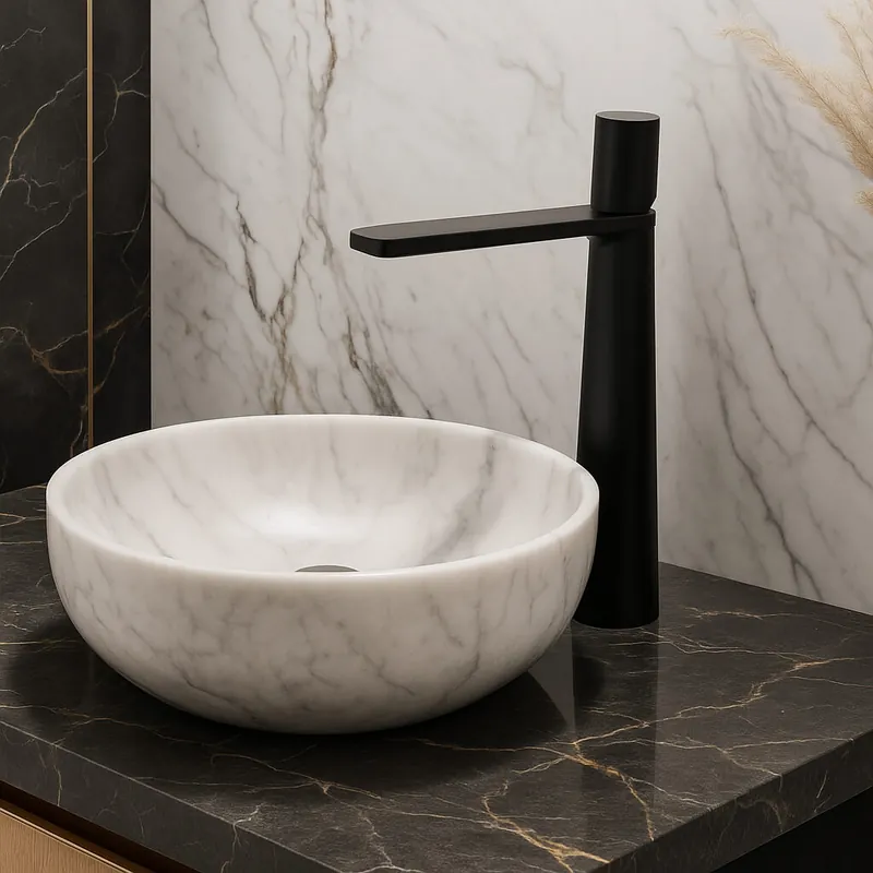 Robinet vasque contemporain