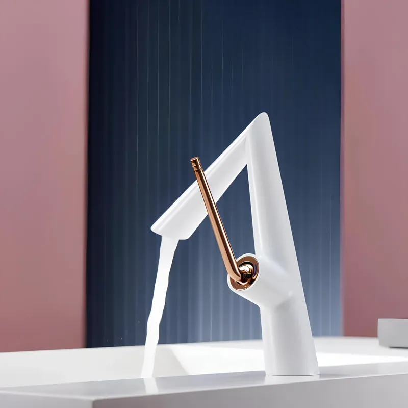 Robinet de lavabo contemporain
