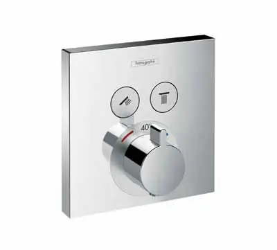 Set de finition pour mitigeur thermostatique ShowerSelect E encastré avec 2 fonctions (15763000)