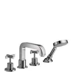 Axor Citterio Set de finition mélangeur 4 trous pour montage sur bord de baignoire (39445000)