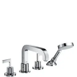 Axor Citterio Set de finition mélangeur 4 trous pour montage sur bord de baignoire (39446000)