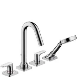 Axor Citterio M Set de finition mélangeur 4 trous pour montage sur bord de baignoire (34444000)