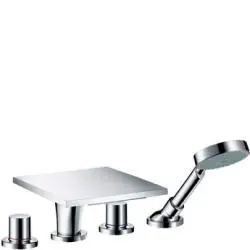 Massaud Set de finition 4 trous pour montage sur bord de baignoire (18440000)
