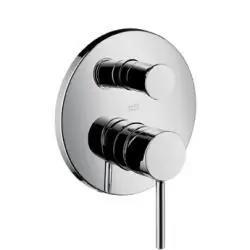 STARCK - Set de finition mitigeur Bain/Douche encastré 2 sortie (10418000)
