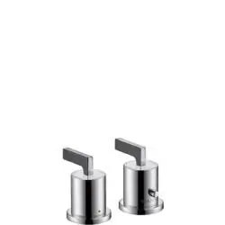 Axor Citterio Set de finition pour thermostatique 2 trous pour montage sur bord de baignoire (39482000)