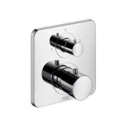 Set de finition pour mitigeur thermostatique encastré avec robinet d‘arrêt/inverseur (34725000)