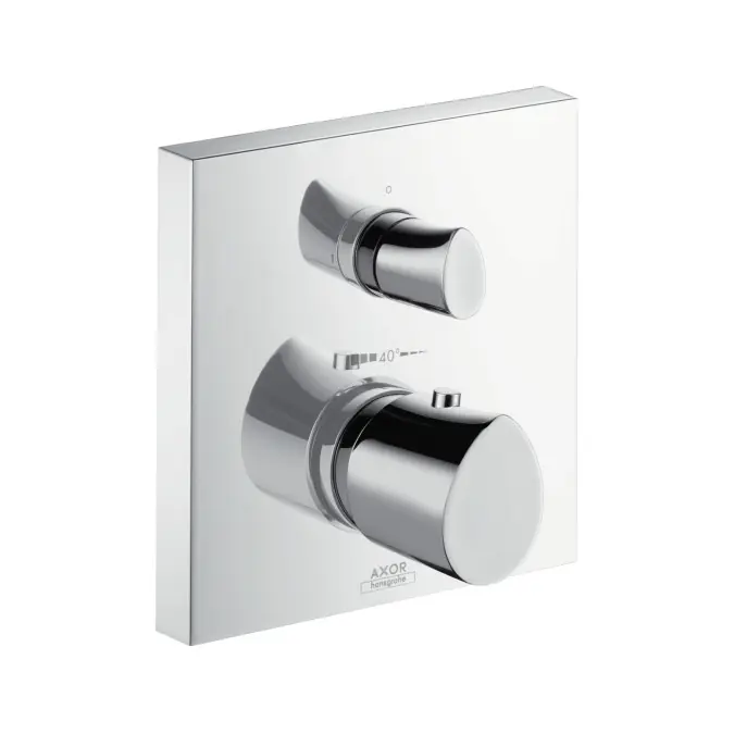 Mitigeur thermostatique encastré avec robinet d‘arrêt et inverseur (12716000)