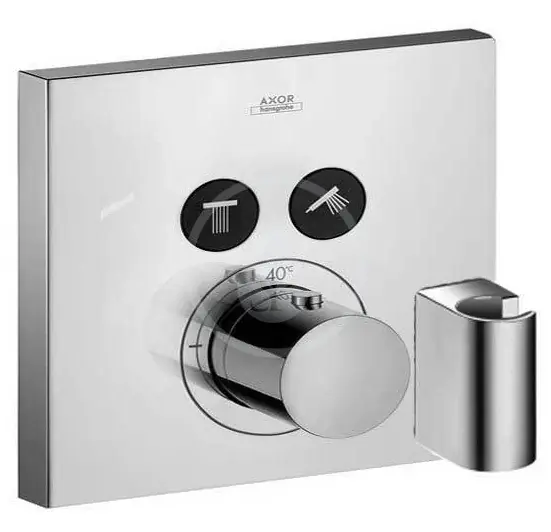 Set de finition pour mitigeur thermostatique Shower encastré avec 2 sorties (36712000)