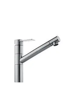 Franke 250 Mitigeur évier à bec aspect Inox (115.0197.448)