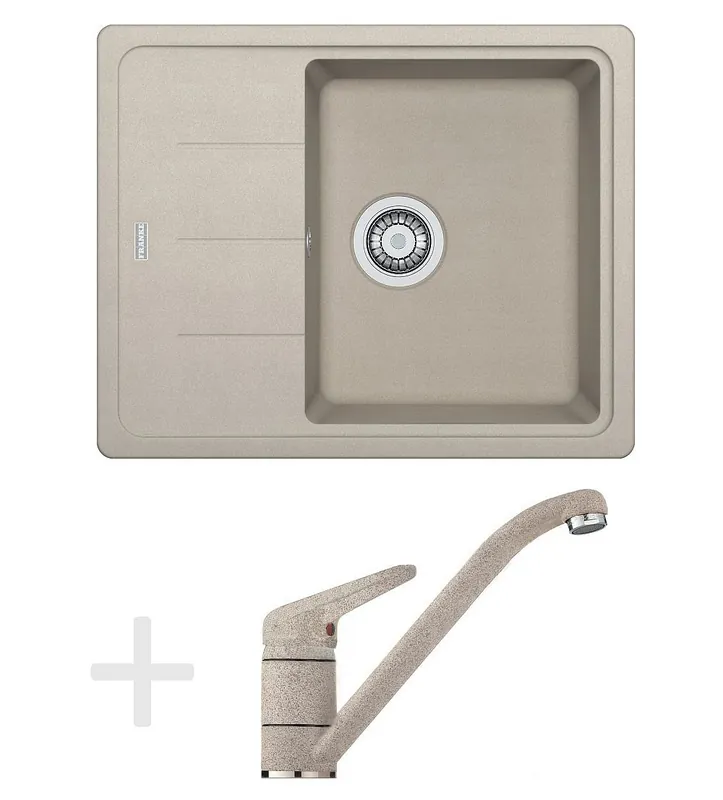 Kit de cuisine G66, Évier en granit BFG 611-62, sahara + Mitigeur FG 9541, sahara (114.0365.146)