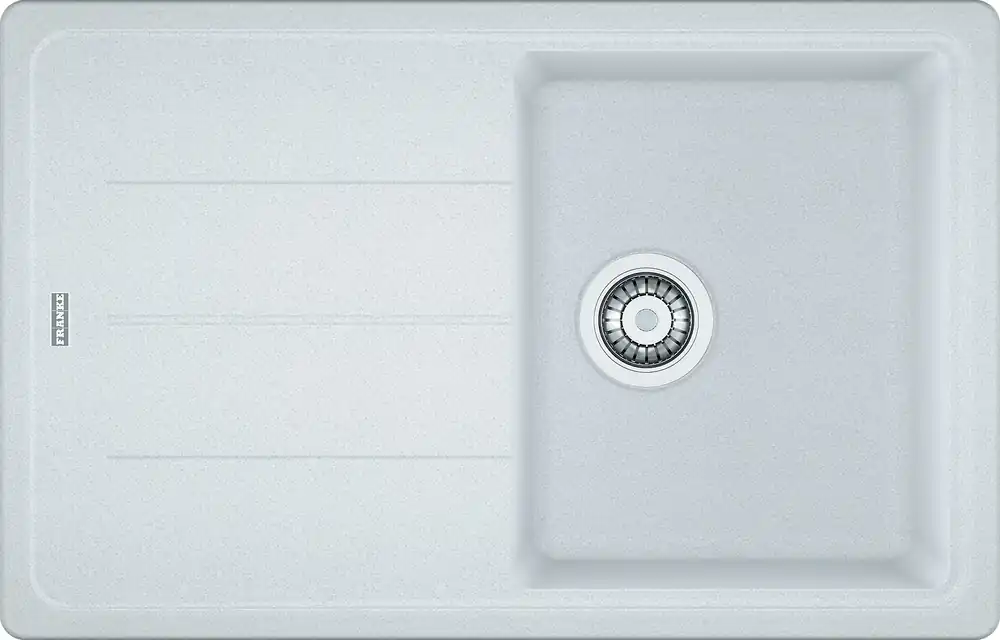 BASIS - Évier fragranit BFG 611-78, 780x500 mm, Blanc Artic (114.0285.168)