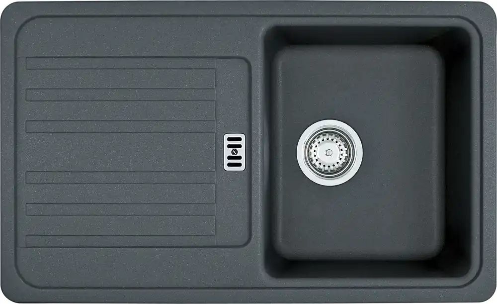 EUROFORM - EFG 614-78 évier en Fragnit graphite évier de cuisine 780x475 mm (114.0120.084)