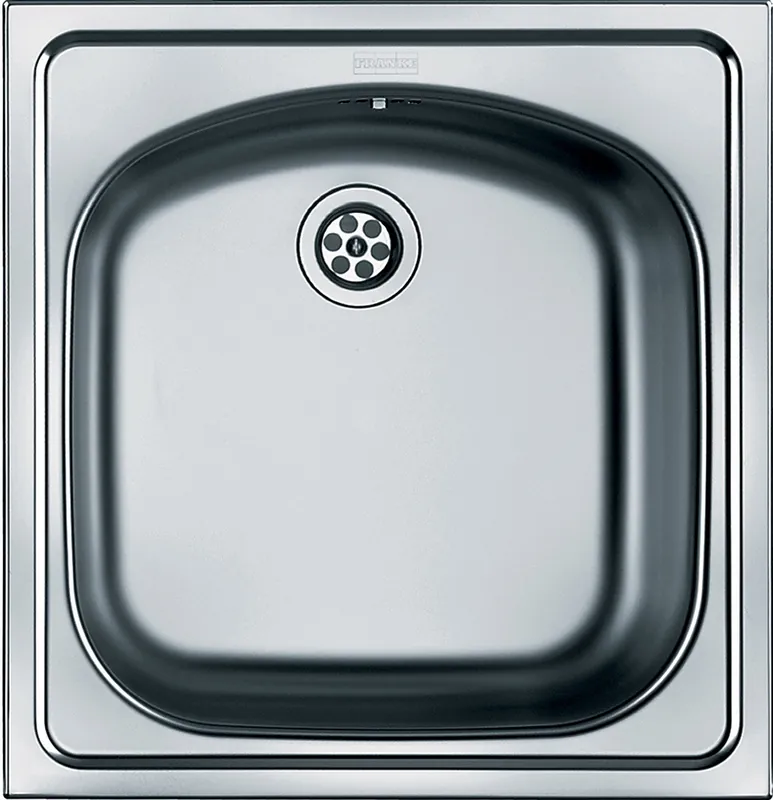 EUROSTAR - évier ETN 610 Acier inoxydable, 455x435 mm + siphon (101.0286.106)