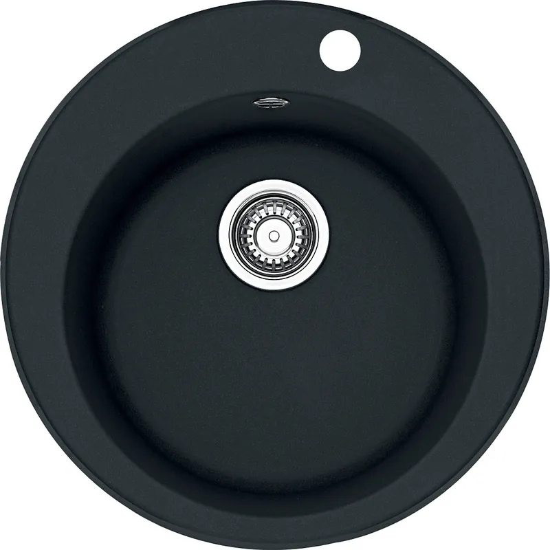 RONDO - Fragranit évier ROG 610-41 onyx, 510mm, cuve ronde (114.0283.879)