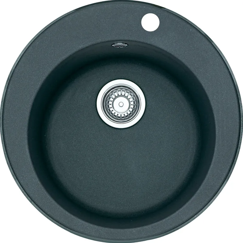 RONDO - Fragranit évier ROG 610-41 graphite, 510mm, cuve ronde (114.0284.723)