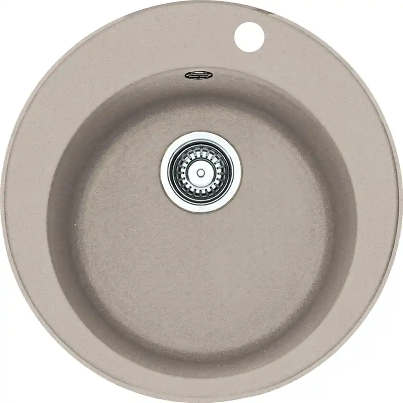 RONDO - Fragranit évier ROG 610-41 sahara, 510mm, cuve ronde (114.0284.725)