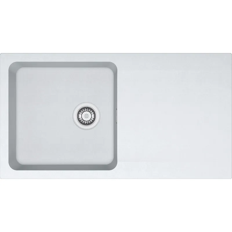Orion - OID 611 évier de cuisine à encastrer Tectonite® Blanc Artic