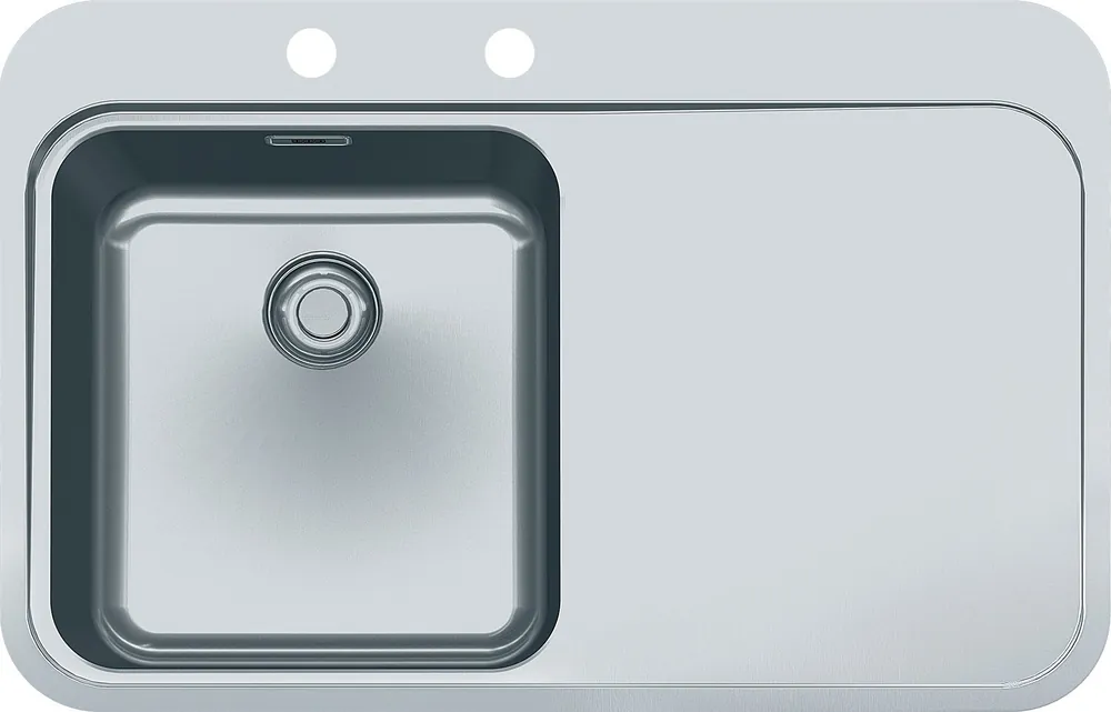 Sinos - Inox évier SNX 211/611 /2, 780x510 mm, gauche + siphon (127.0286.279)