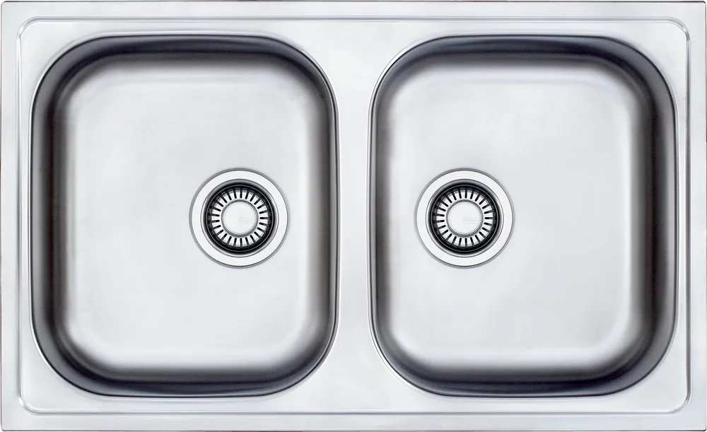 Euroform évier - EFN 620-78 Acier inoxydable, 780x475 mm+ siphon (101.0120.102)