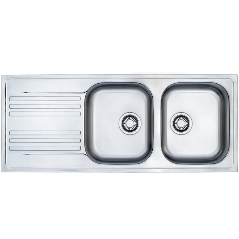 Euroform EFN 621 Evier en Acier inoxydable, 1160x475 mm + siphon (101.0120.103)