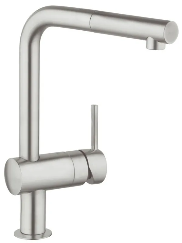 Minta Mitigeur évier avec douchette SuperSteel (32168DC0)