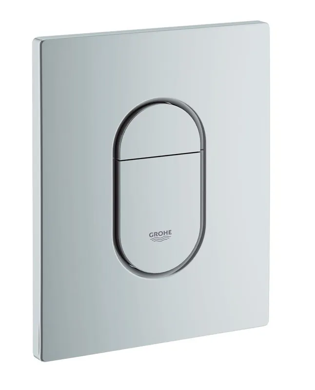 Arena Cosmopolitan Plaque de commande WC chromé mat (38844P00)