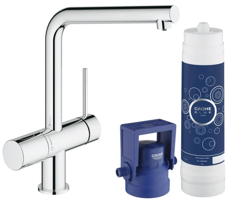 Blue Mitigeur évier avec Système de Filtration d‘Eau Minta Pure (31345002)