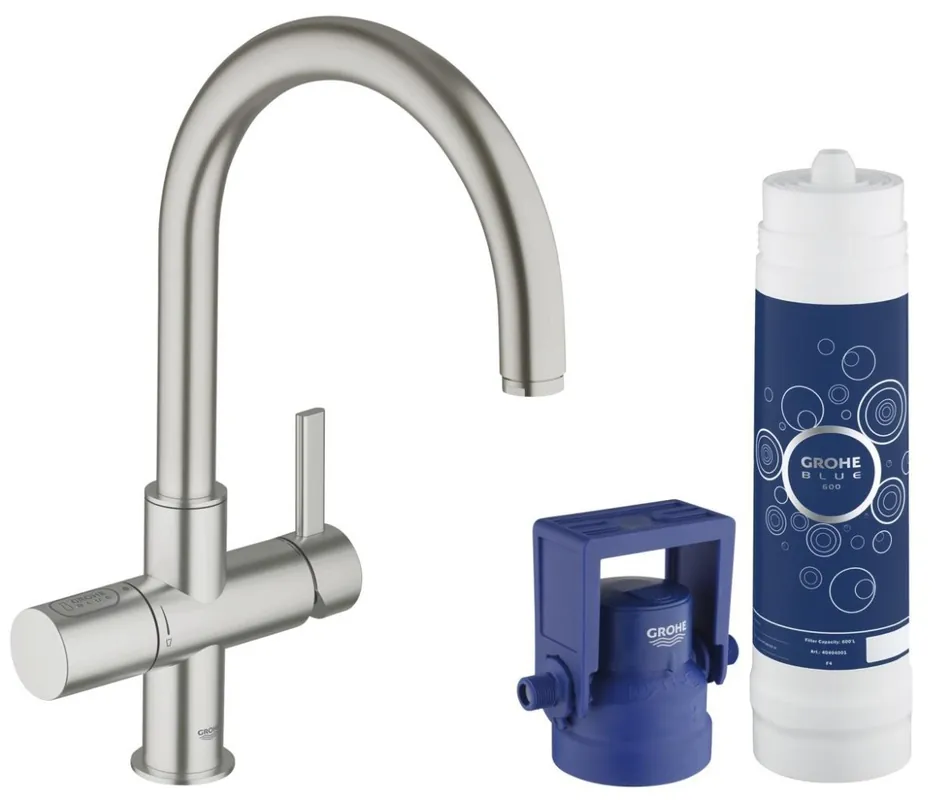 Blue Mitigeur évier avec Système de Filtration d‘Eau (33249DC1)