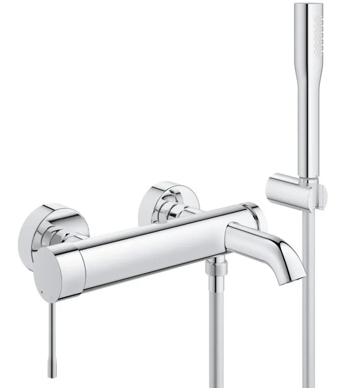 Essence Mitigeur monocommande 1/2" bain/douche, Chrome (33628001)