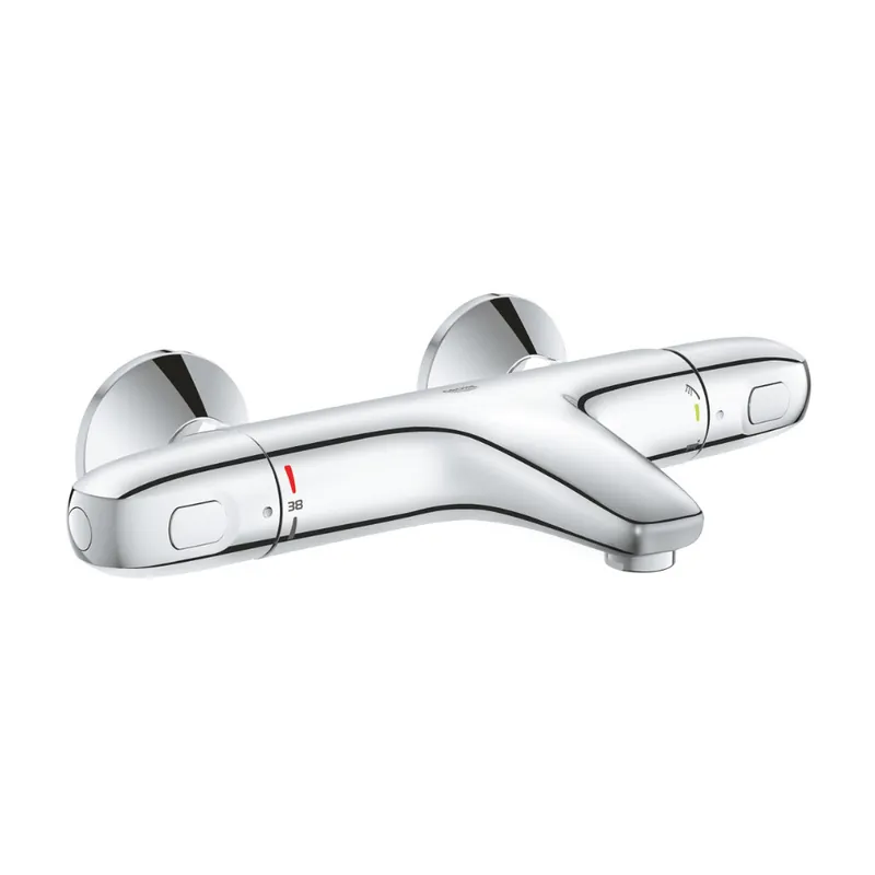 Grohtherm 1000 Mitigeur thermostatique bain/douche 1/2", Chrome (34155003)