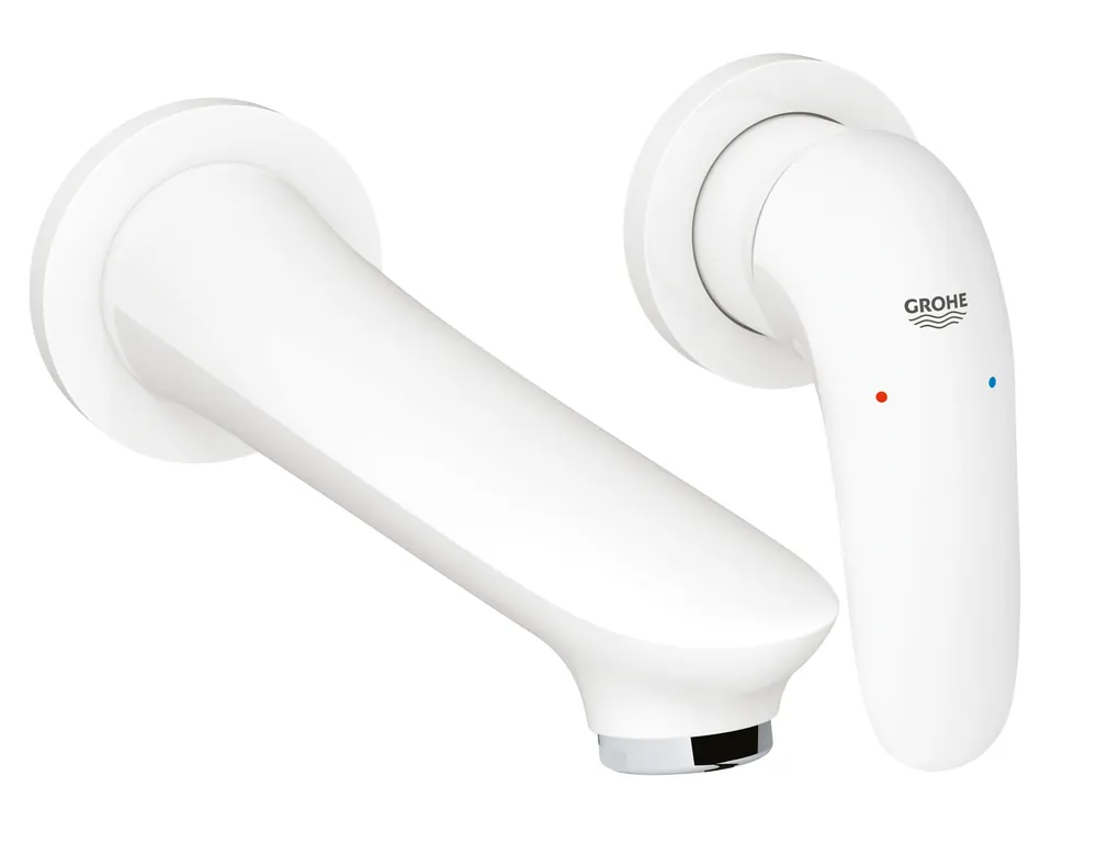 Eurostyle - Mitigeur monocommande 2 trous lavabo Taille M - blanc (29097LS3)