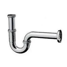 Hansgrohe Traps - Tuyau siphon 1 1/4 modèle standard, chrome (53002000)